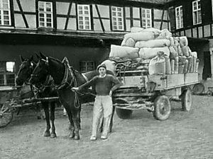 Flour transportation around 1938