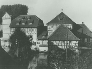 Die Mehl- und Schälmühle um 1950